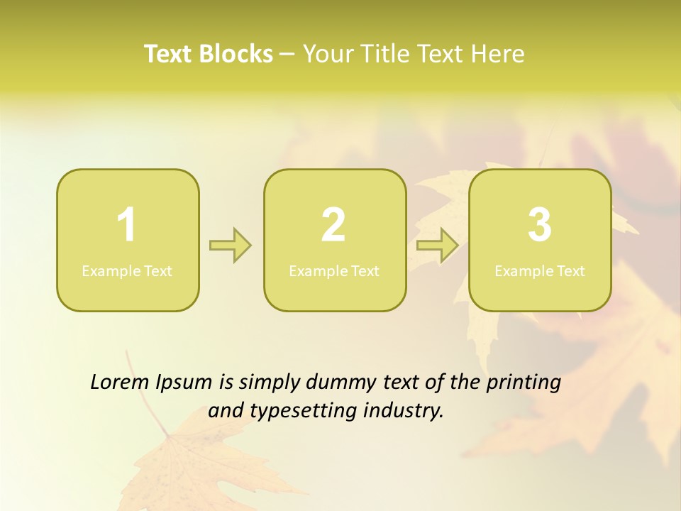 Texture Gold Element PowerPoint Template