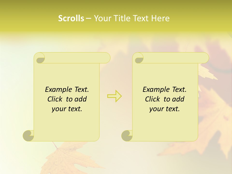 Texture Gold Element PowerPoint Template
