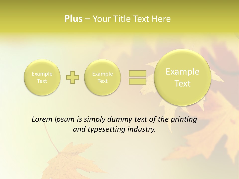 Texture Gold Element PowerPoint Template