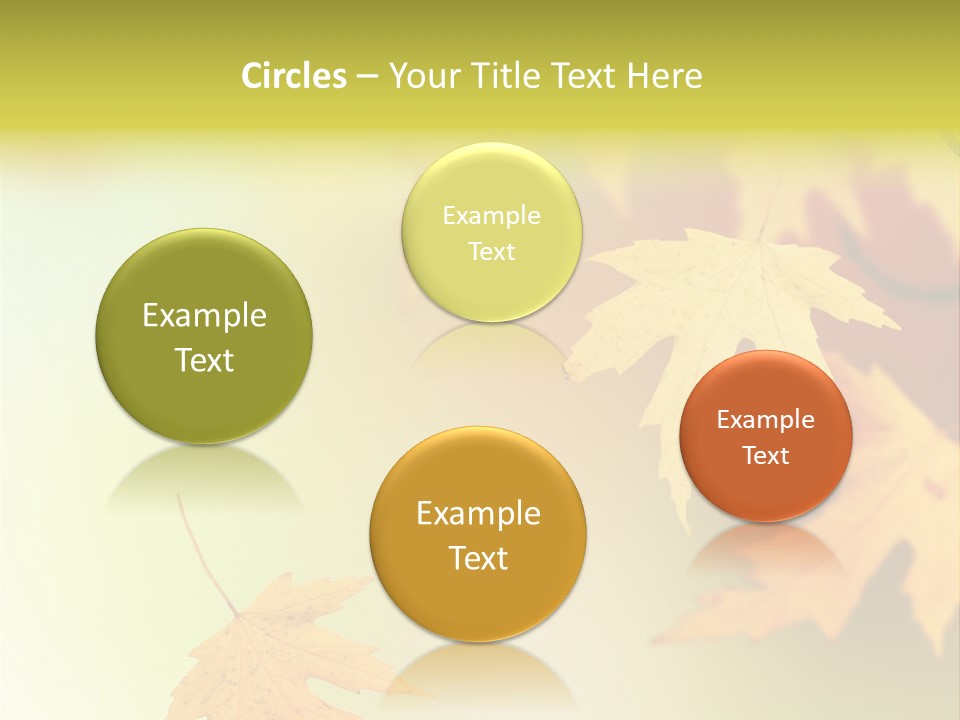 Texture Gold Element PowerPoint Template