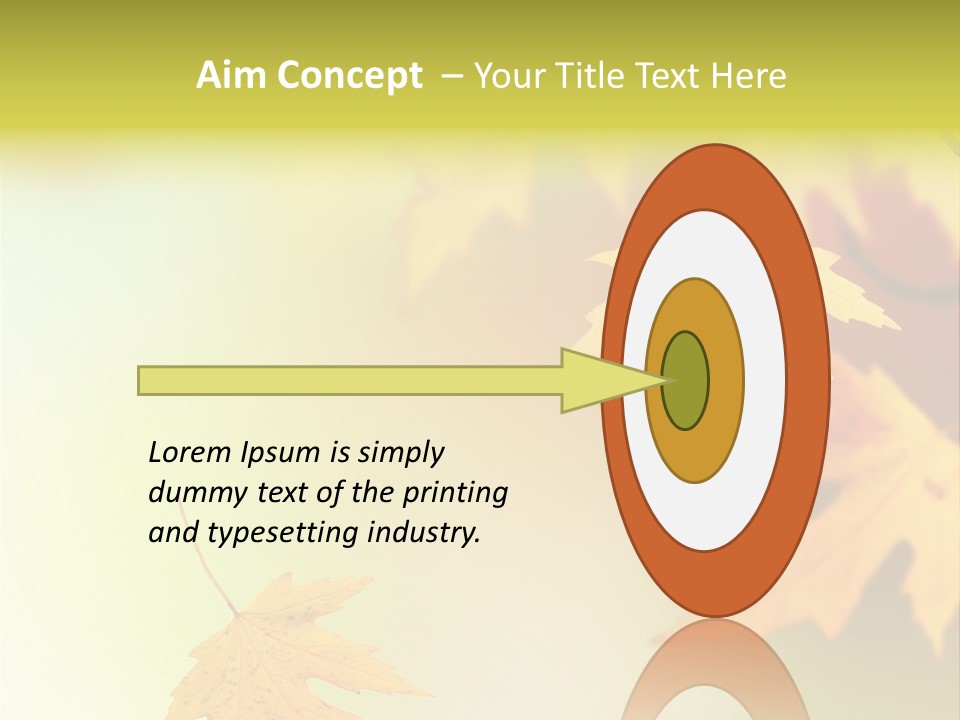 Texture Gold Element PowerPoint Template