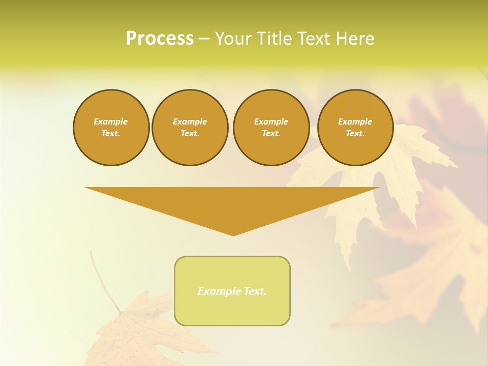 Texture Gold Element PowerPoint Template