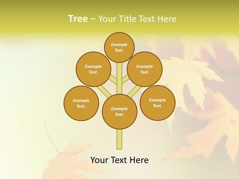 Texture Gold Element PowerPoint Template