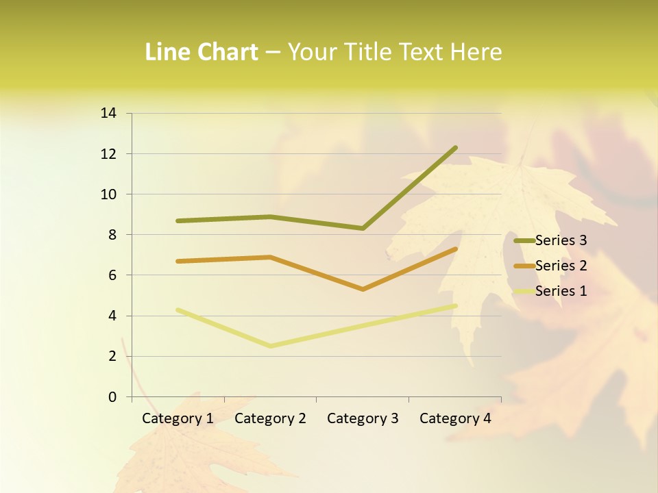 Texture Gold Element PowerPoint Template