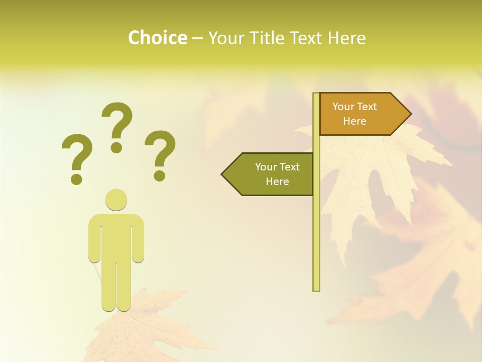 Texture Gold Element PowerPoint Template