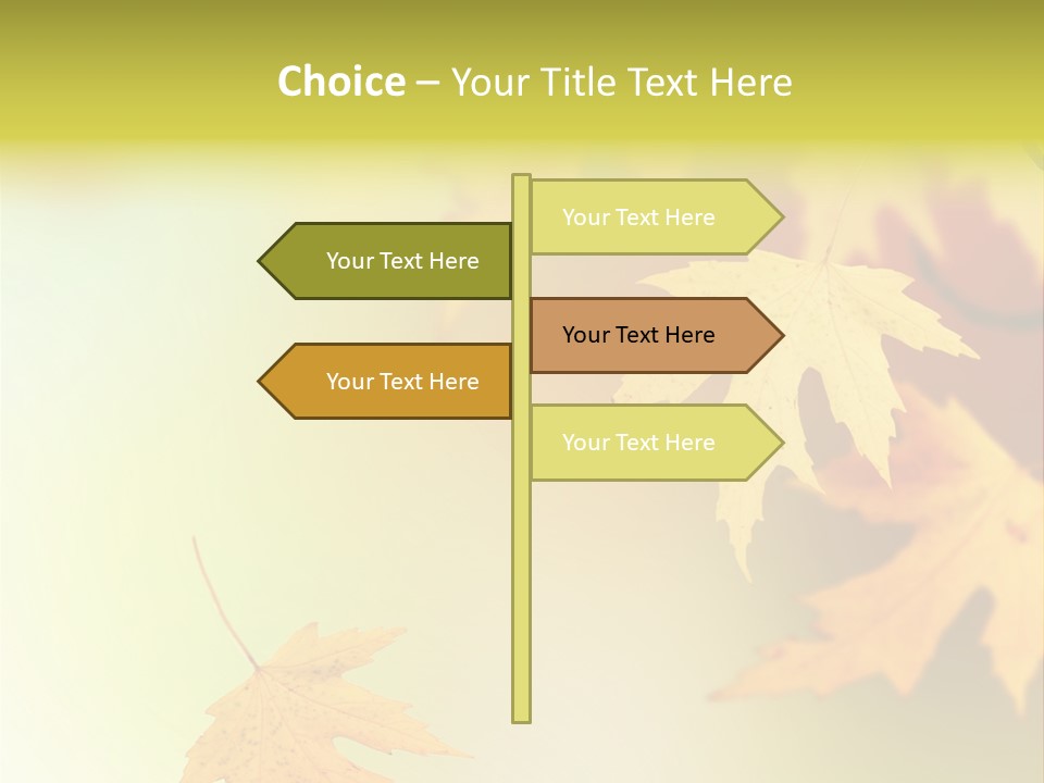 Texture Gold Element PowerPoint Template