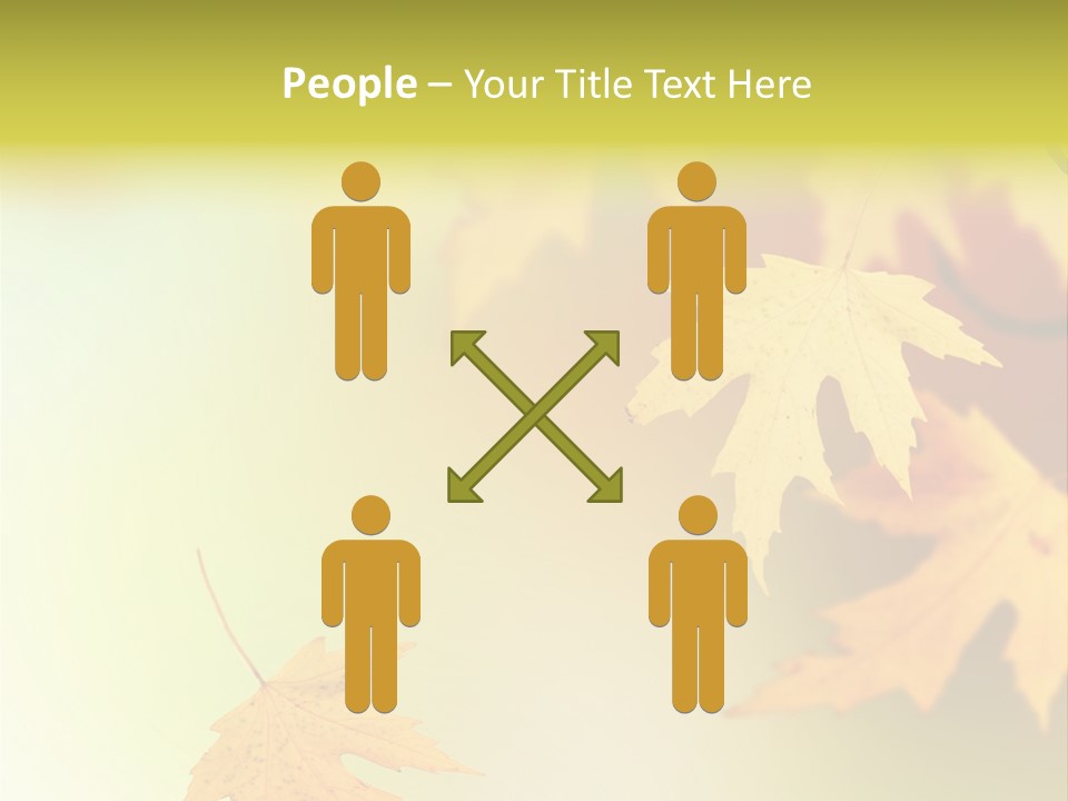 Texture Gold Element PowerPoint Template