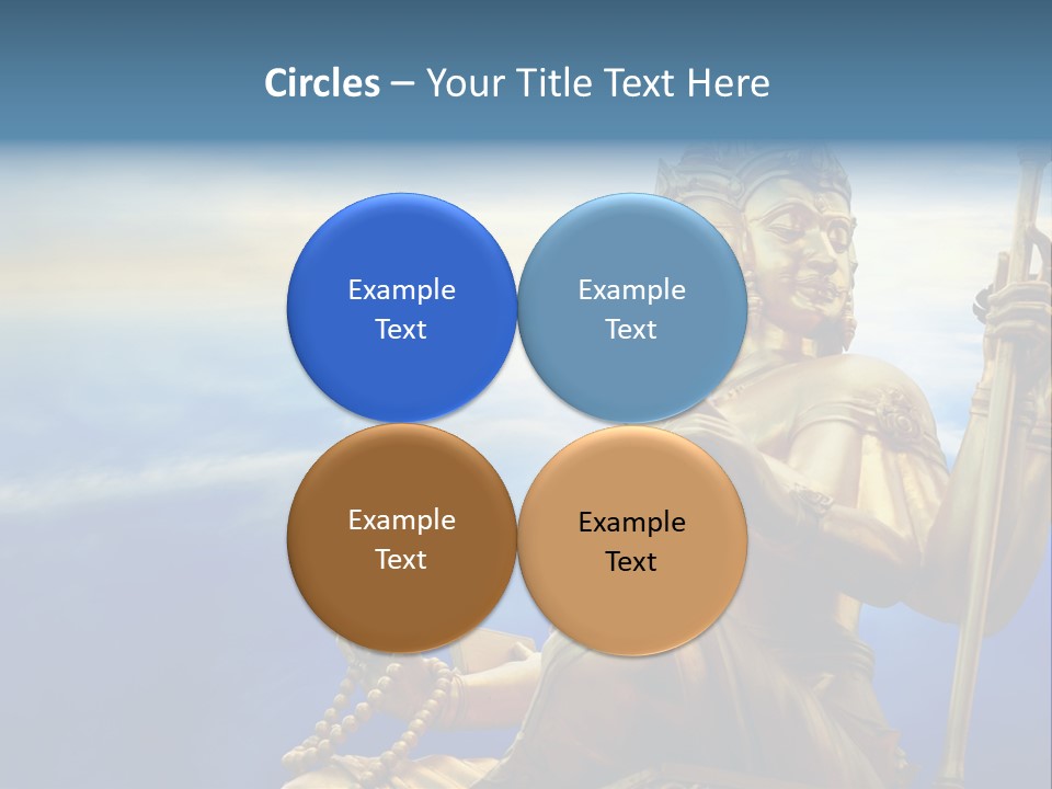 Tale Blue Religion PowerPoint Template