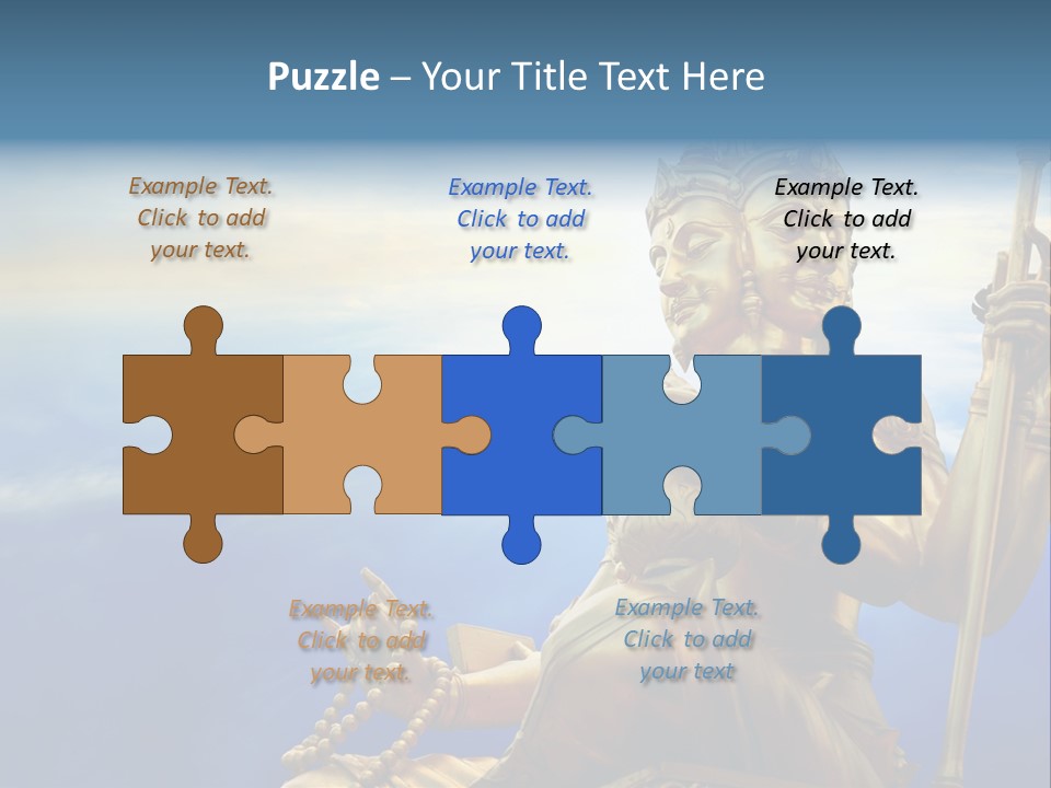 Tale Blue Religion PowerPoint Template
