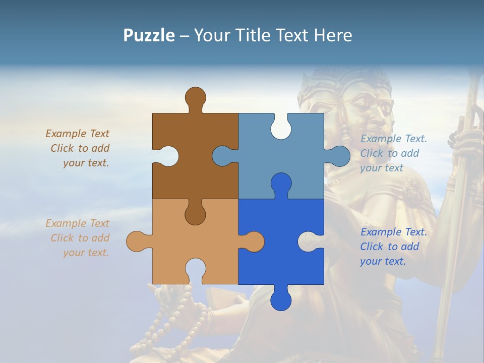 Tale Blue Religion PowerPoint Template