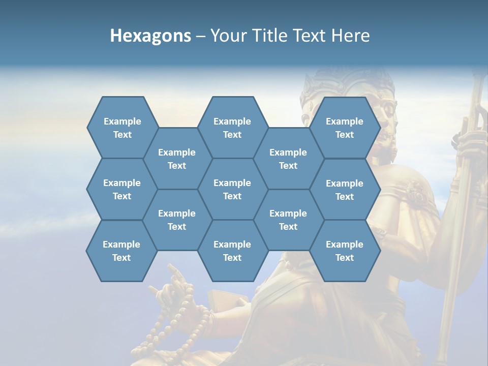 Tale Blue Religion PowerPoint Template