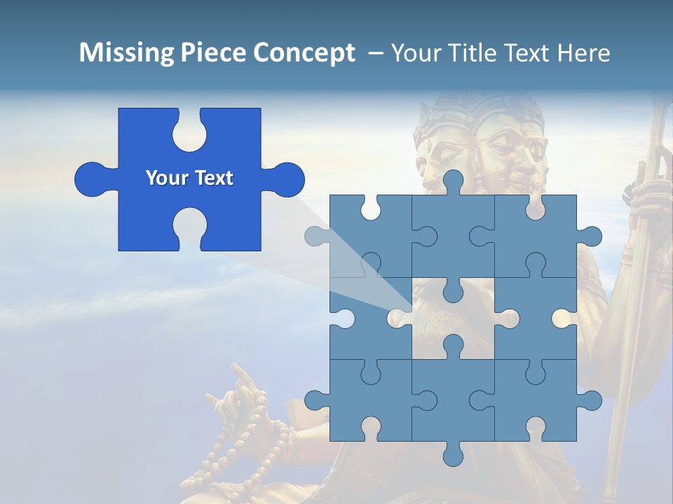 Tale Blue Religion PowerPoint Template