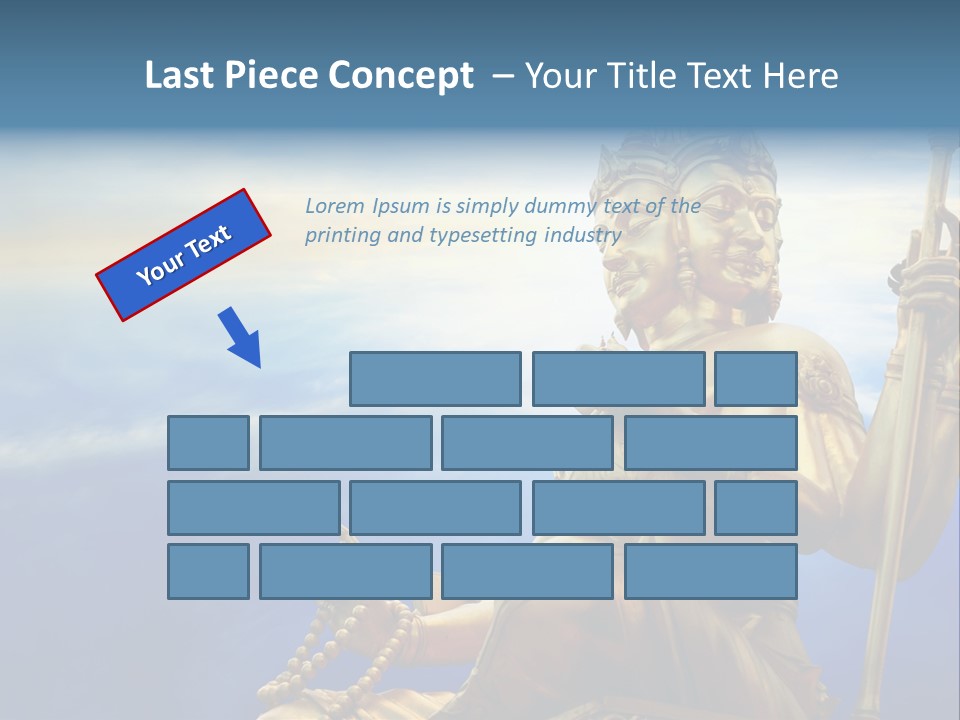Tale Blue Religion PowerPoint Template