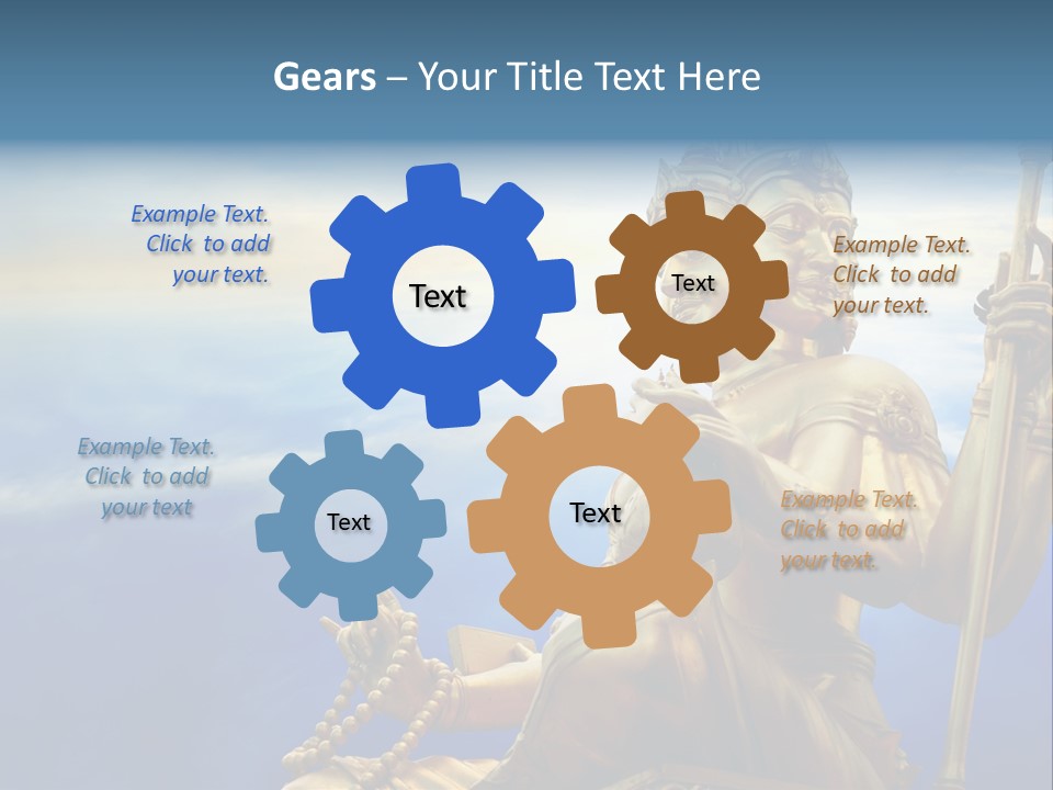 Tale Blue Religion PowerPoint Template