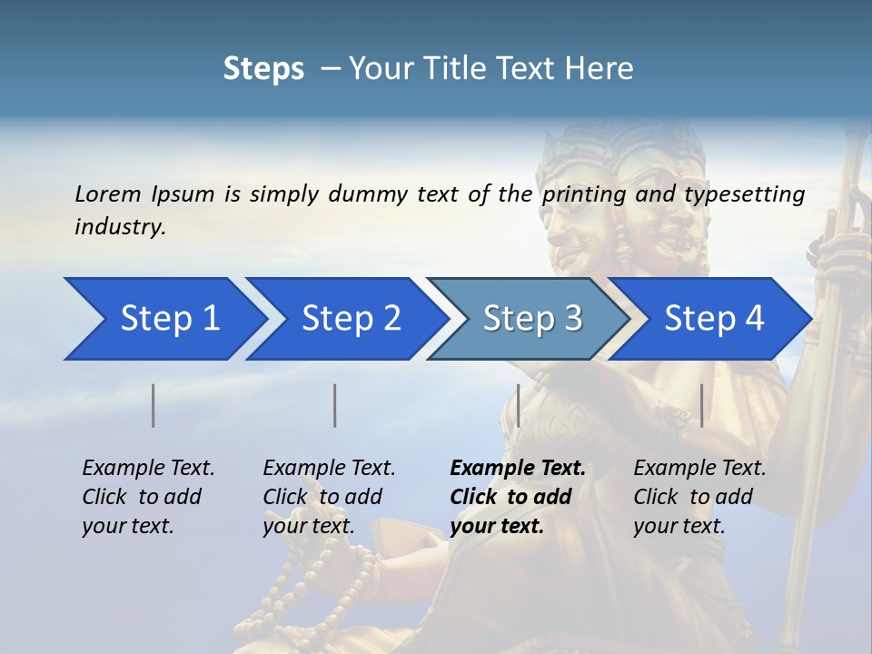 Tale Blue Religion PowerPoint Template