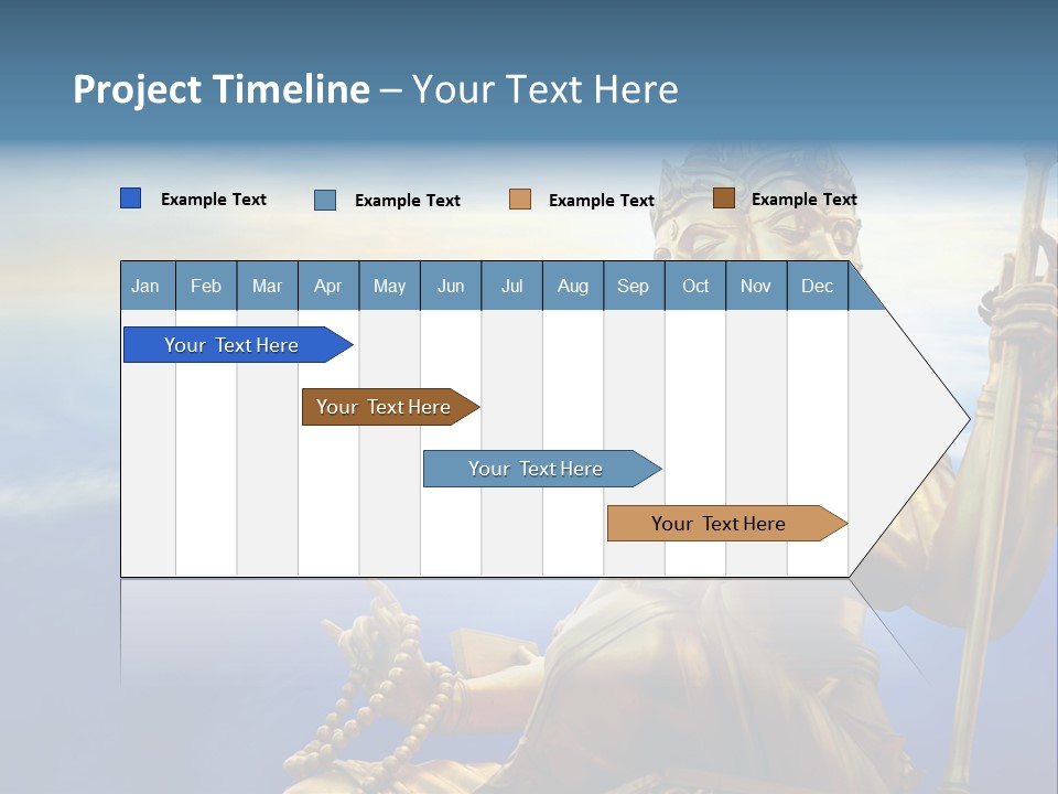 Tale Blue Religion PowerPoint Template