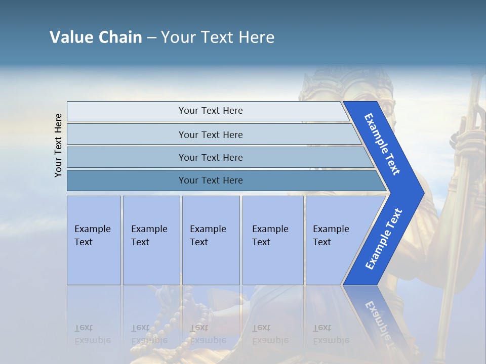 Tale Blue Religion PowerPoint Template