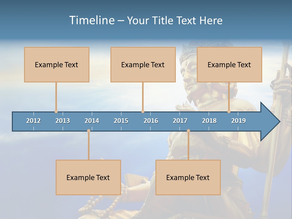 Tale Blue Religion PowerPoint Template