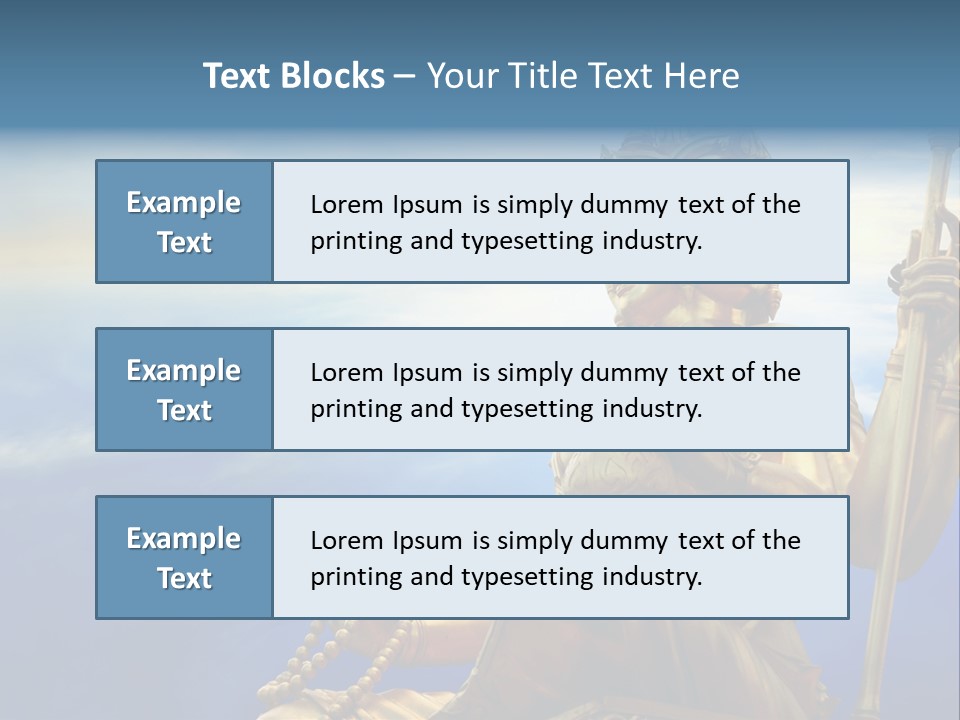 Tale Blue Religion PowerPoint Template