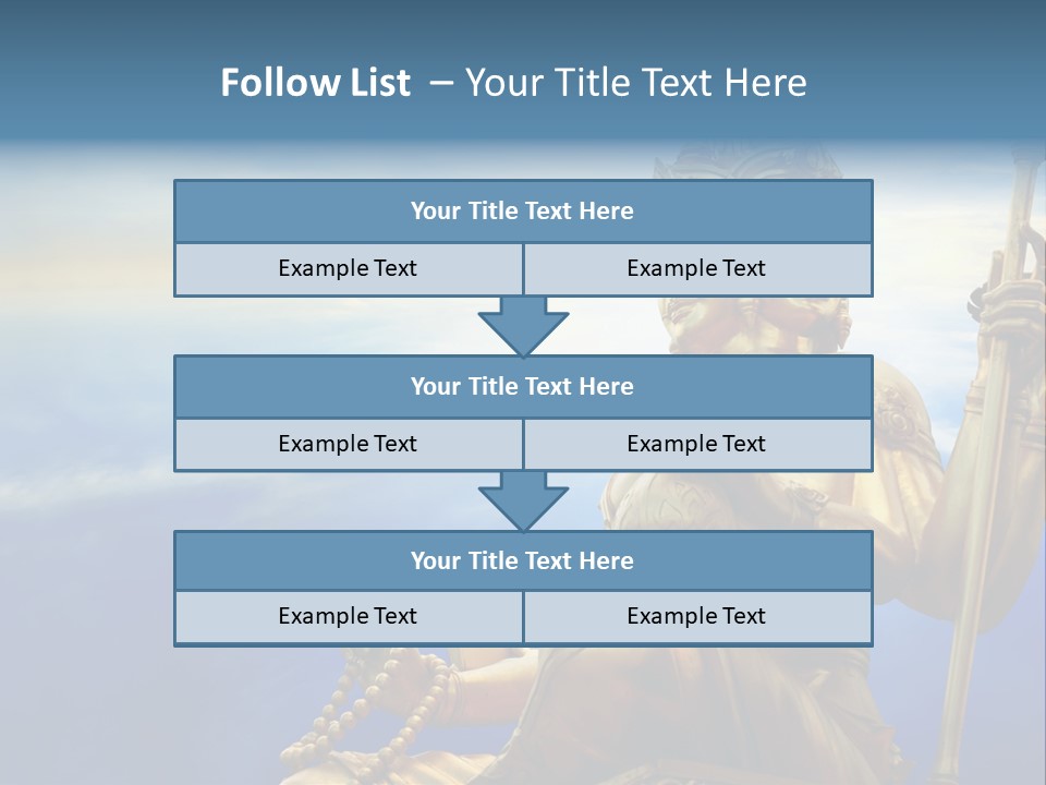 Tale Blue Religion PowerPoint Template