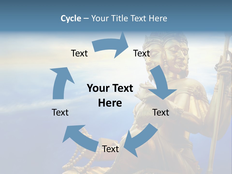 Tale Blue Religion PowerPoint Template