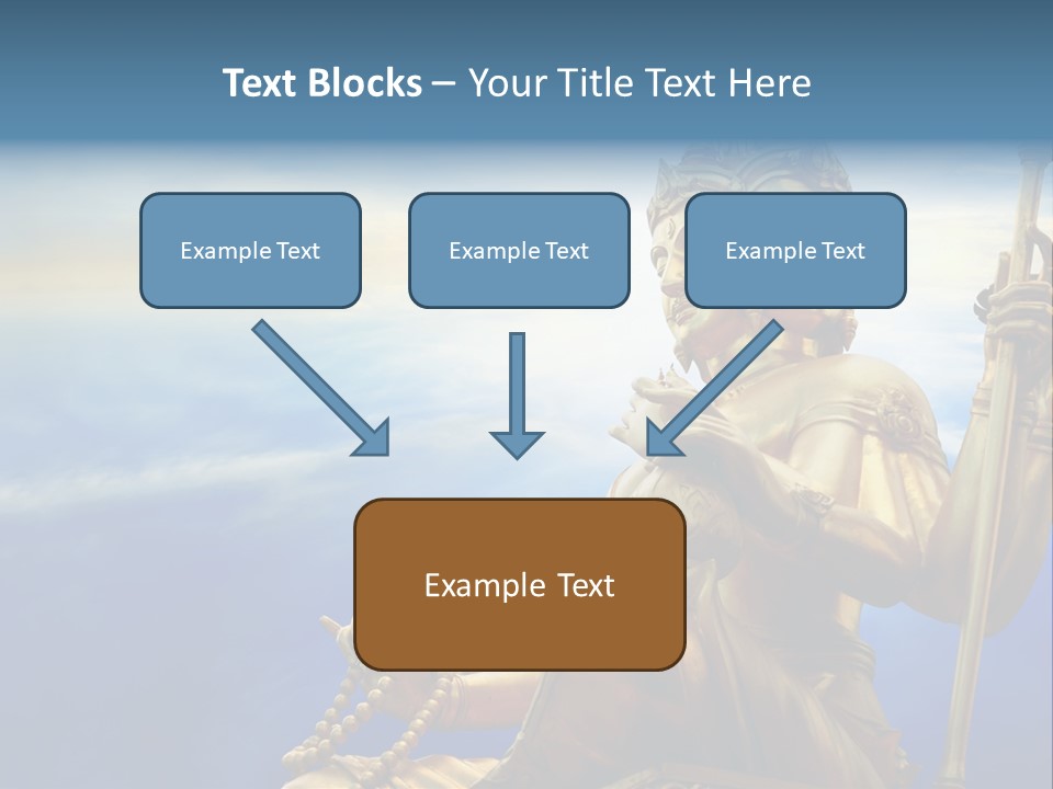 Tale Blue Religion PowerPoint Template