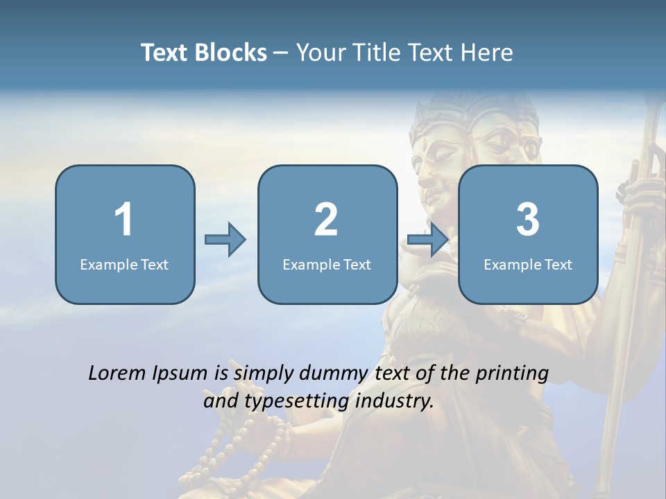 Tale Blue Religion PowerPoint Template