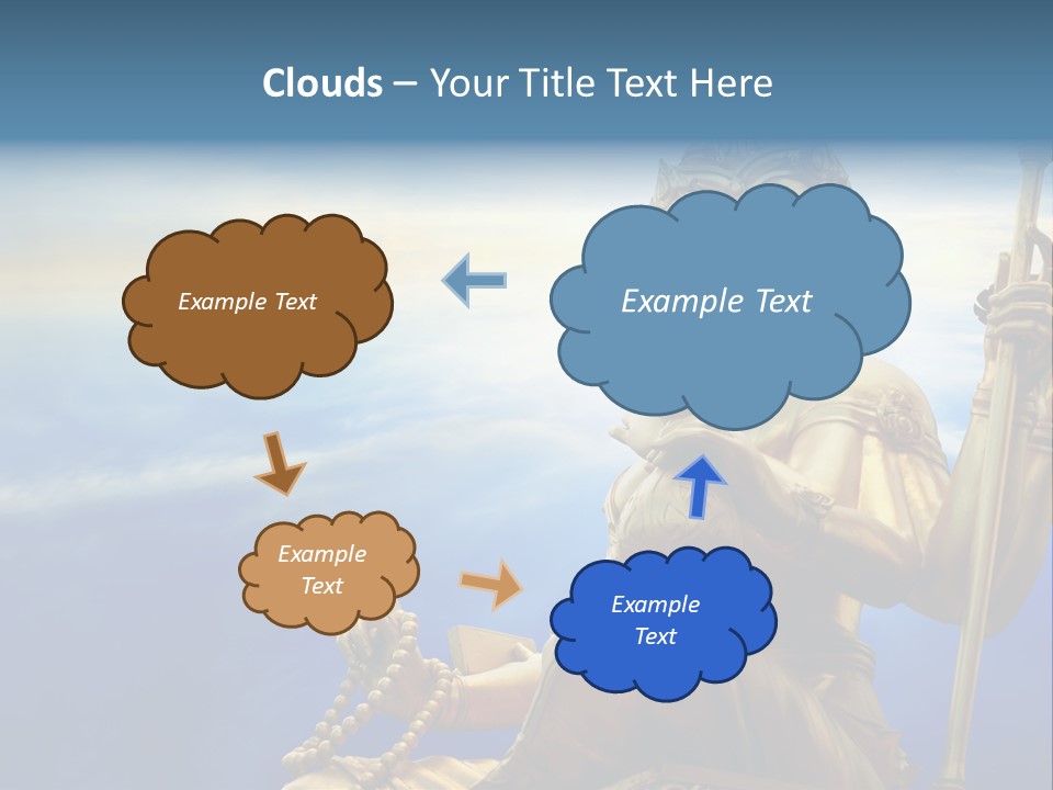 Tale Blue Religion PowerPoint Template