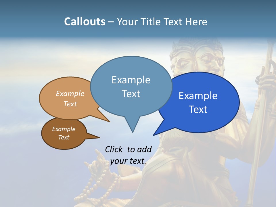 Tale Blue Religion PowerPoint Template