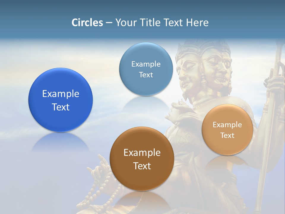 Tale Blue Religion PowerPoint Template