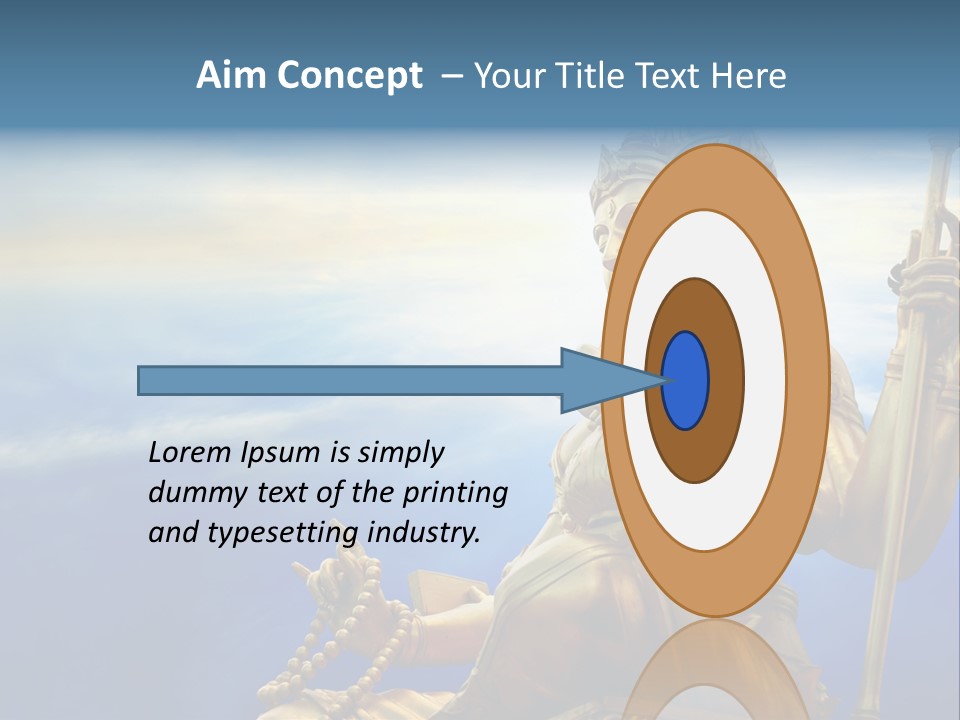 Tale Blue Religion PowerPoint Template