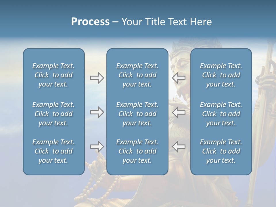 Tale Blue Religion PowerPoint Template