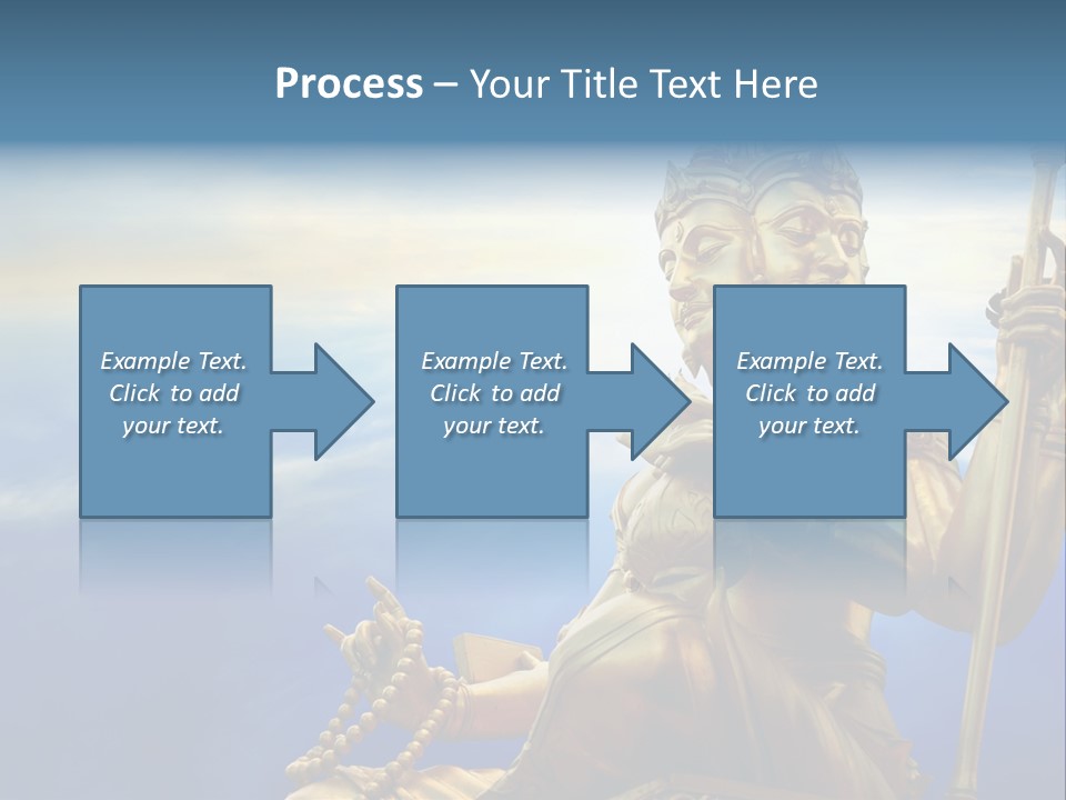 Tale Blue Religion PowerPoint Template