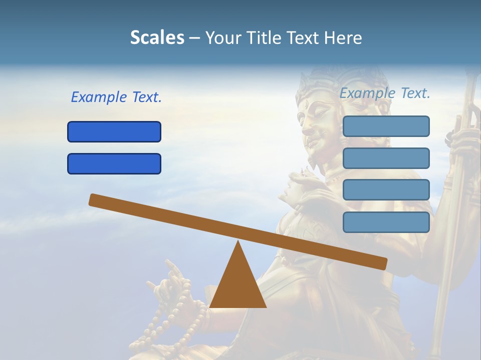 Tale Blue Religion PowerPoint Template