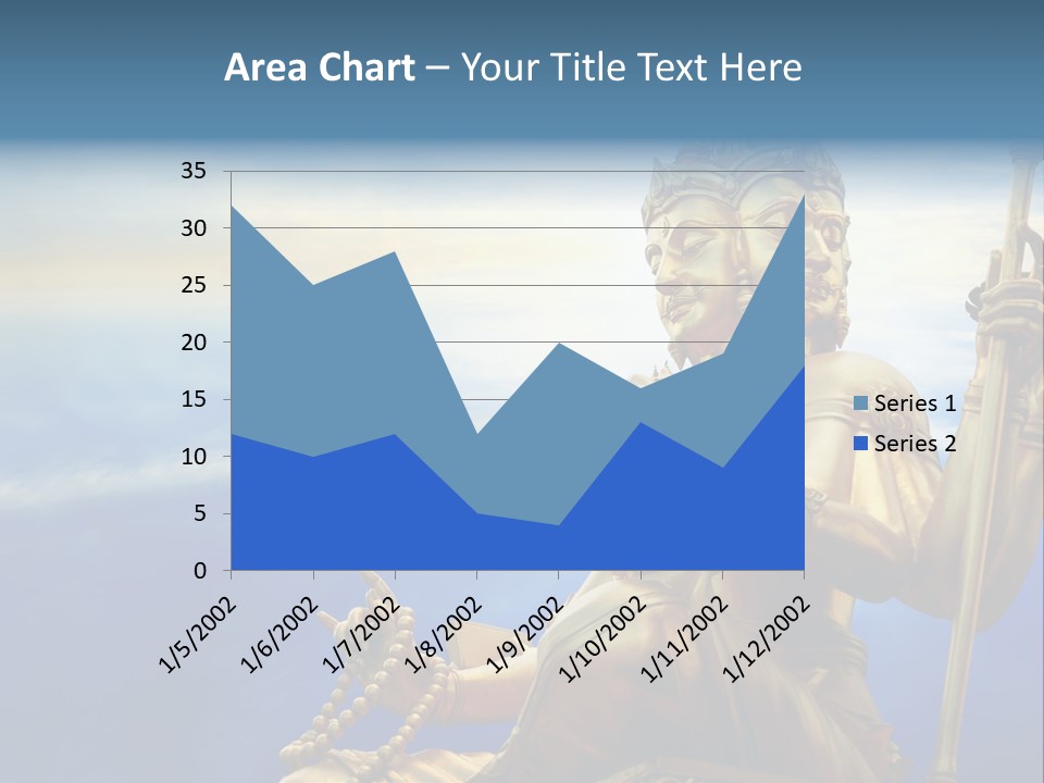 Tale Blue Religion PowerPoint Template
