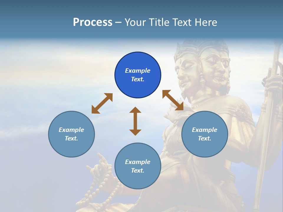 Tale Blue Religion PowerPoint Template