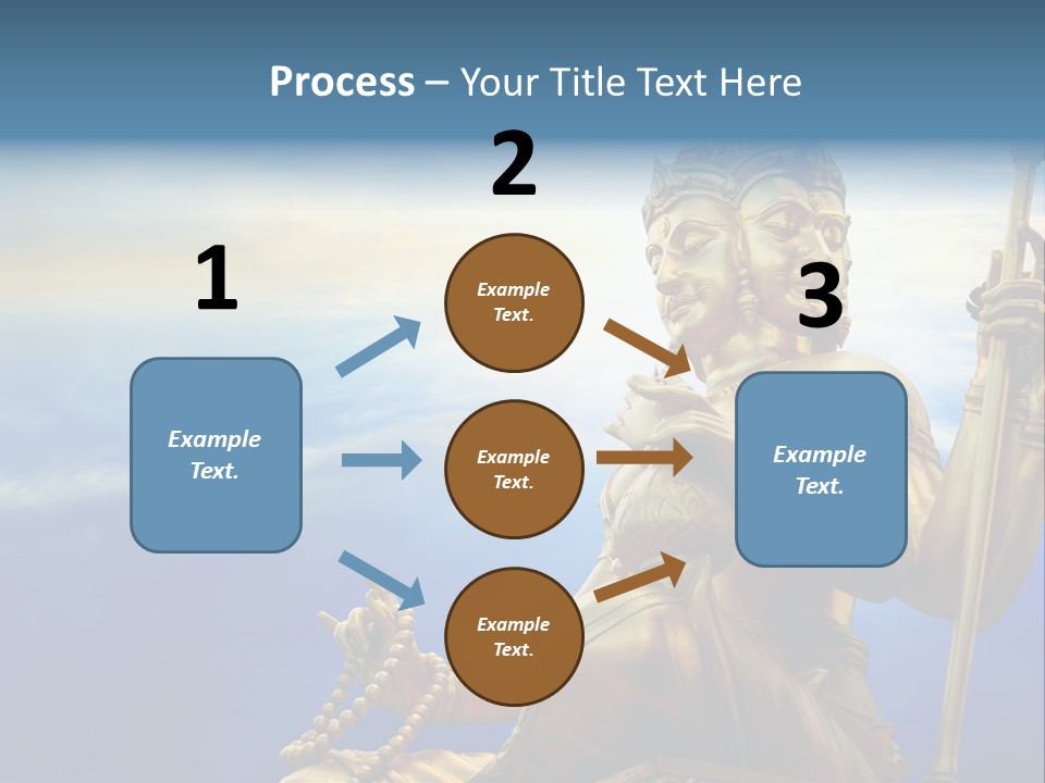 Tale Blue Religion PowerPoint Template