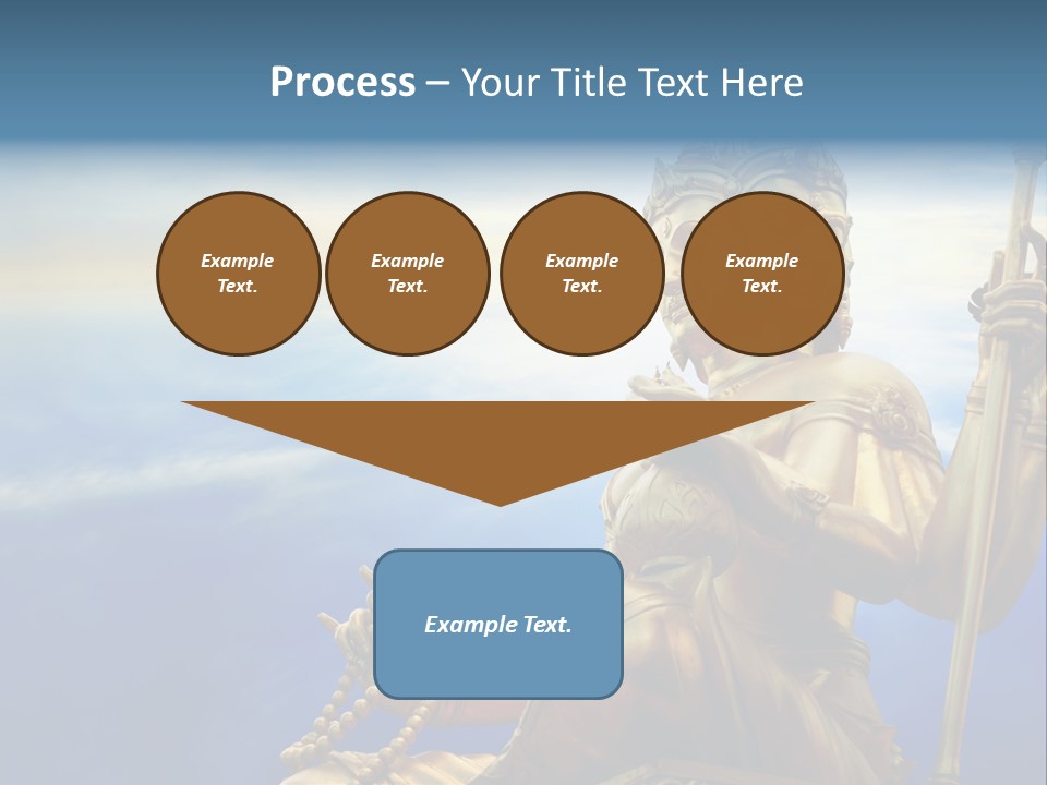 Tale Blue Religion PowerPoint Template