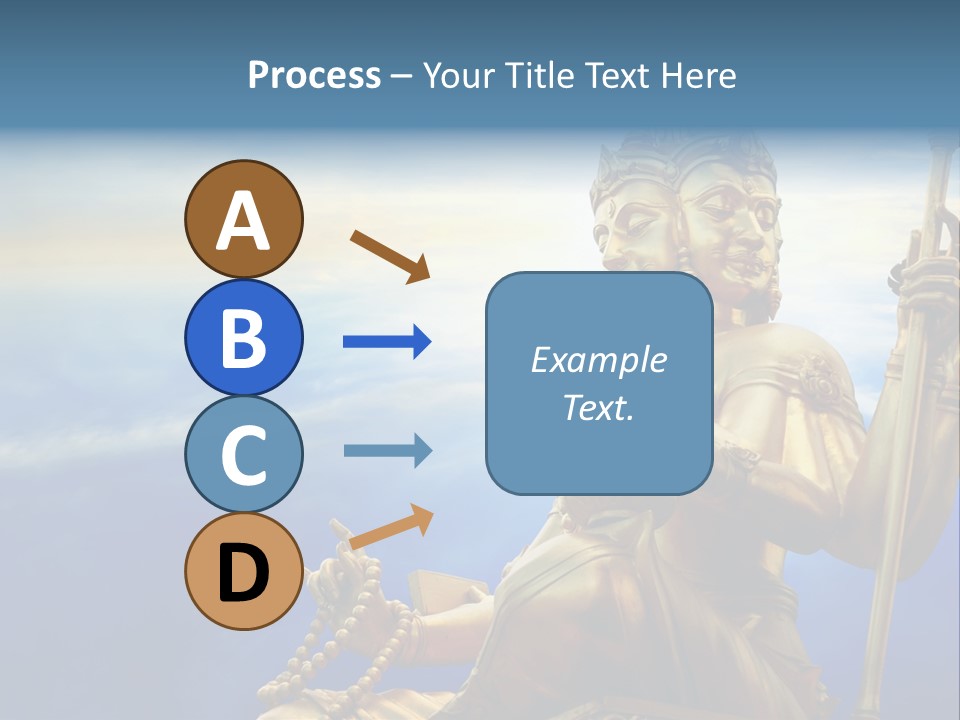 Tale Blue Religion PowerPoint Template