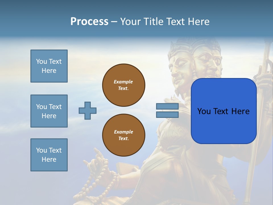 Tale Blue Religion PowerPoint Template