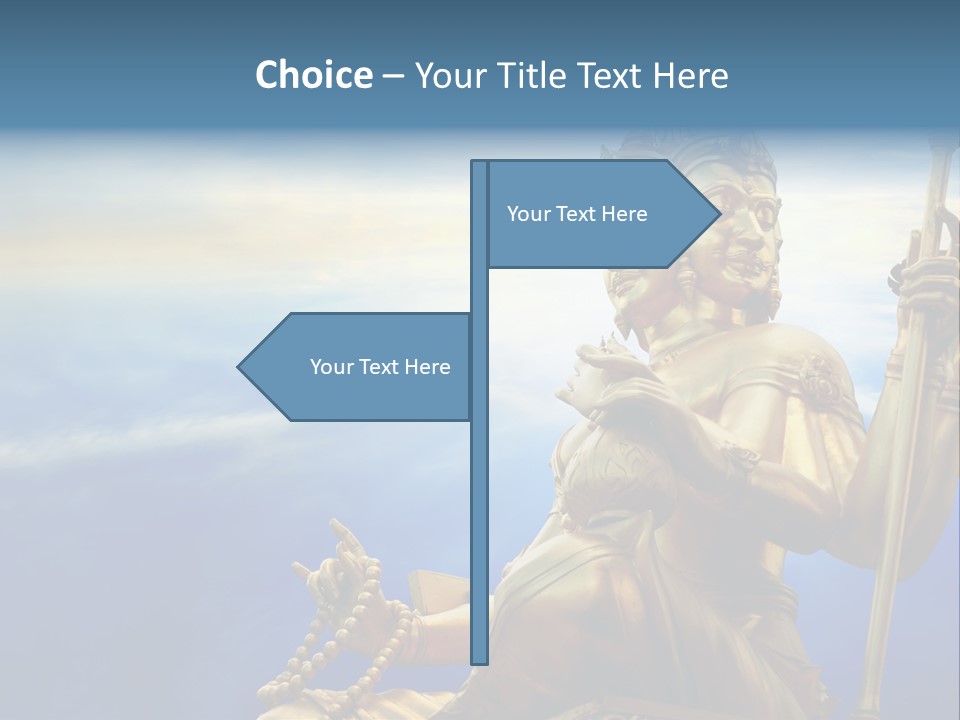 Tale Blue Religion PowerPoint Template