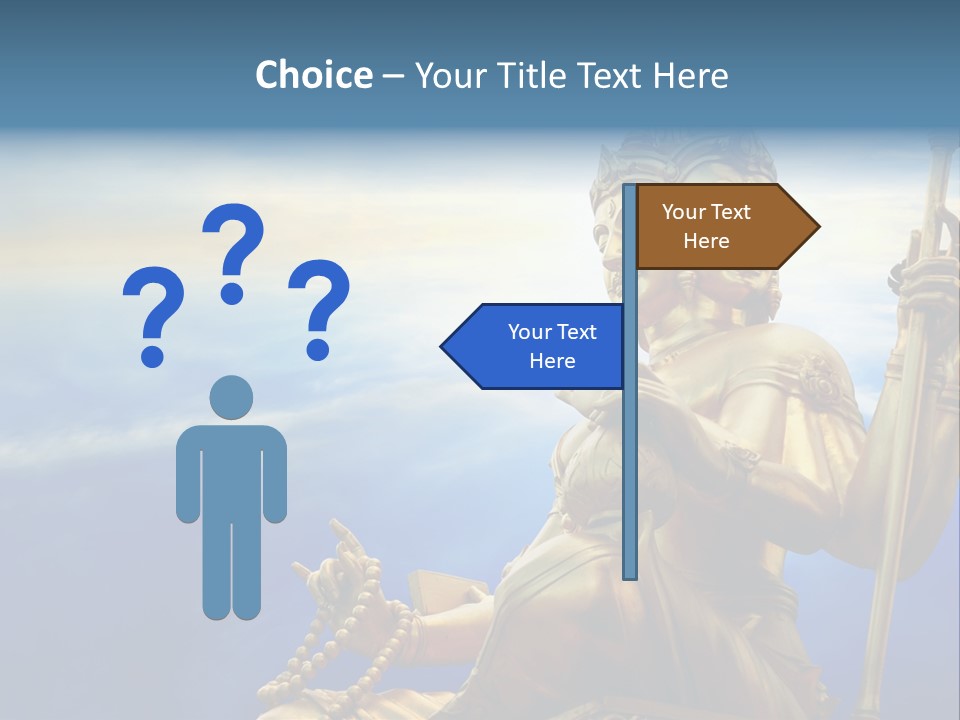 Tale Blue Religion PowerPoint Template