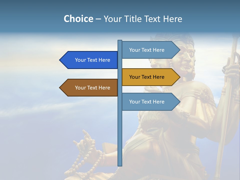 Tale Blue Religion PowerPoint Template