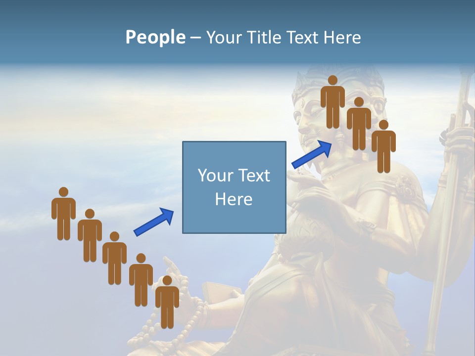 Tale Blue Religion PowerPoint Template