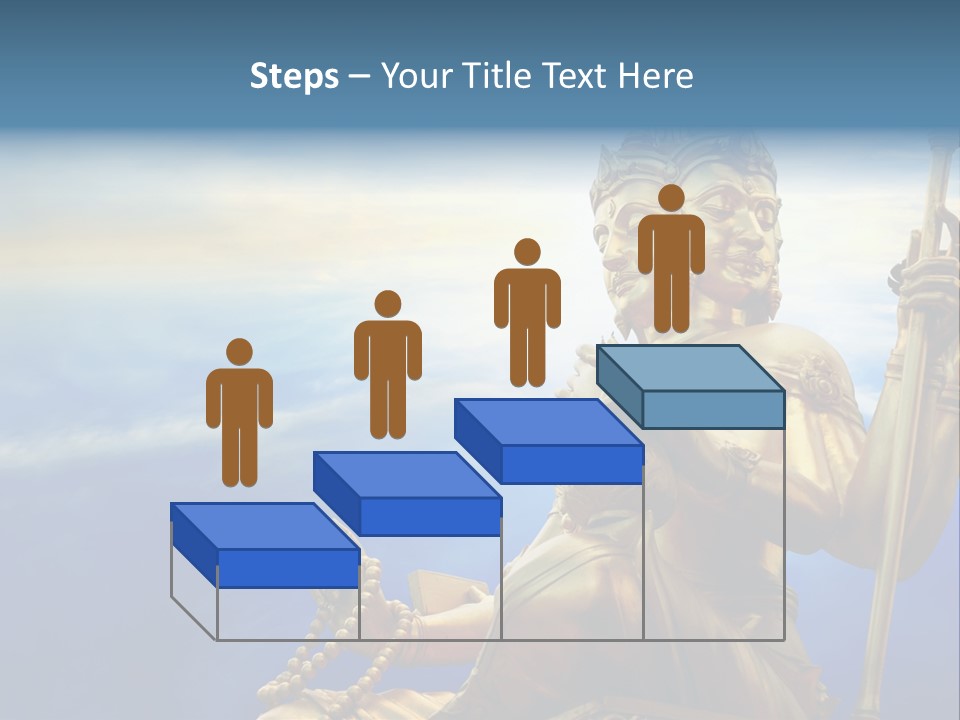 Tale Blue Religion PowerPoint Template