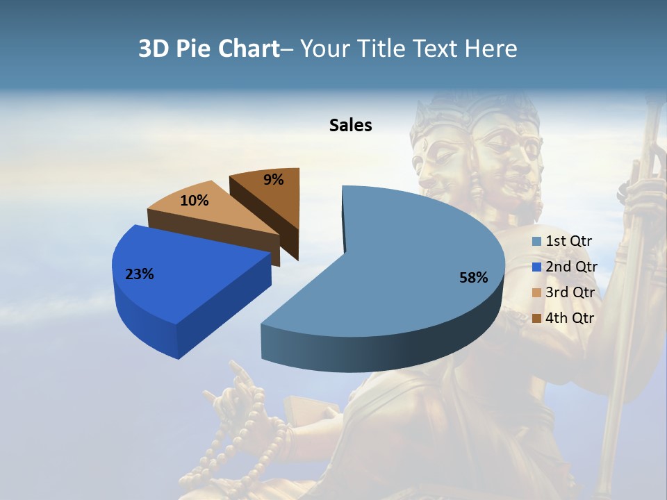Tale Blue Religion PowerPoint Template