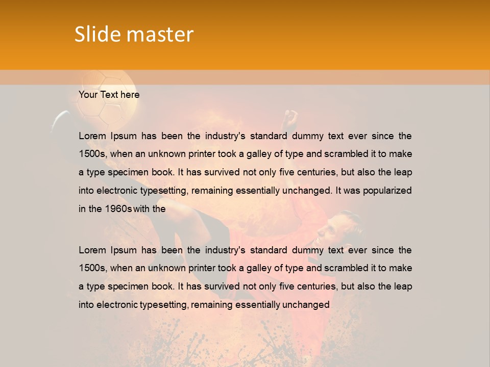 Soccer Focus PowerPoint Template