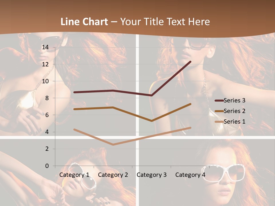 Female Hair Model PowerPoint Template