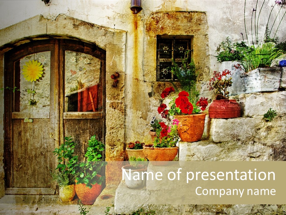 Greek Style PowerPoint Template