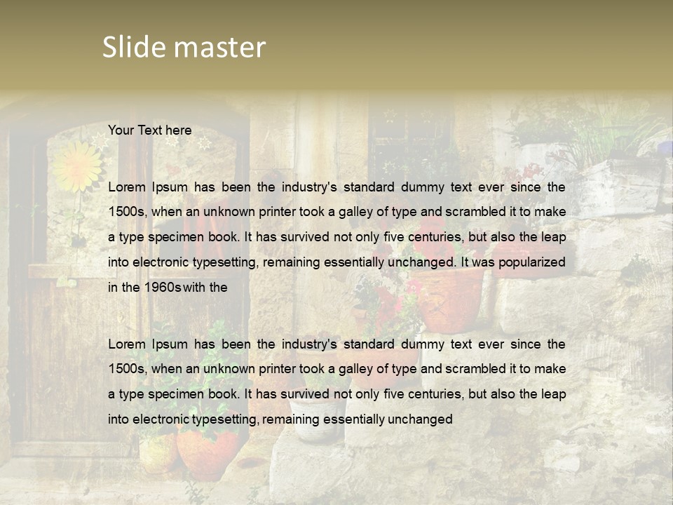 Greek Style PowerPoint Template